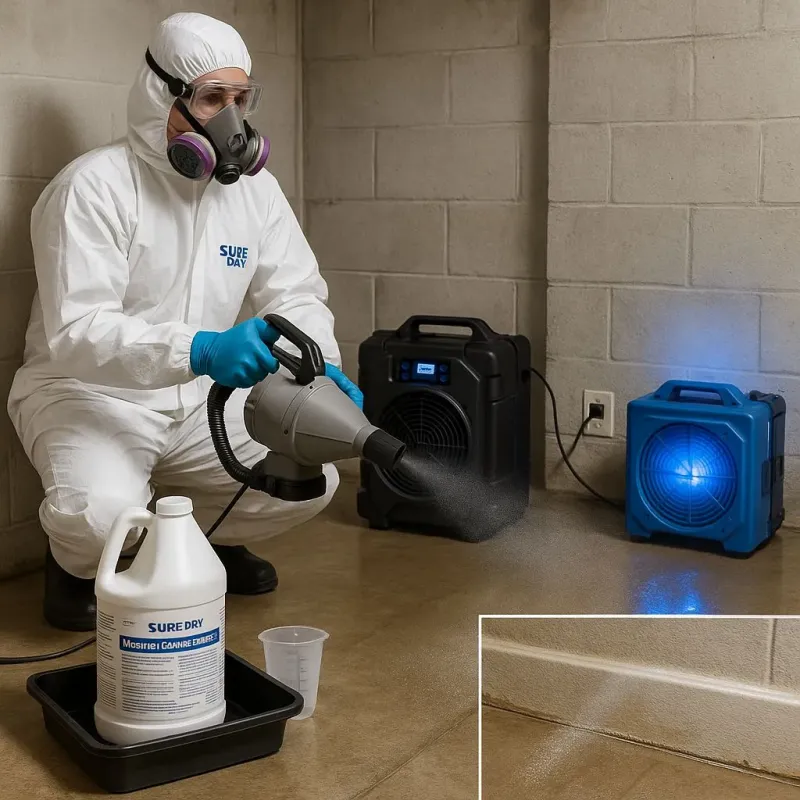 Sanitization and Odor Removal process in Onset, MA