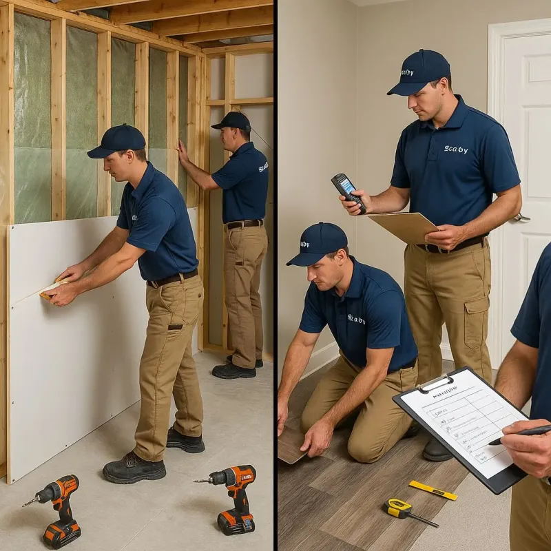 Repairs and Reconstruction process in Onset, MA